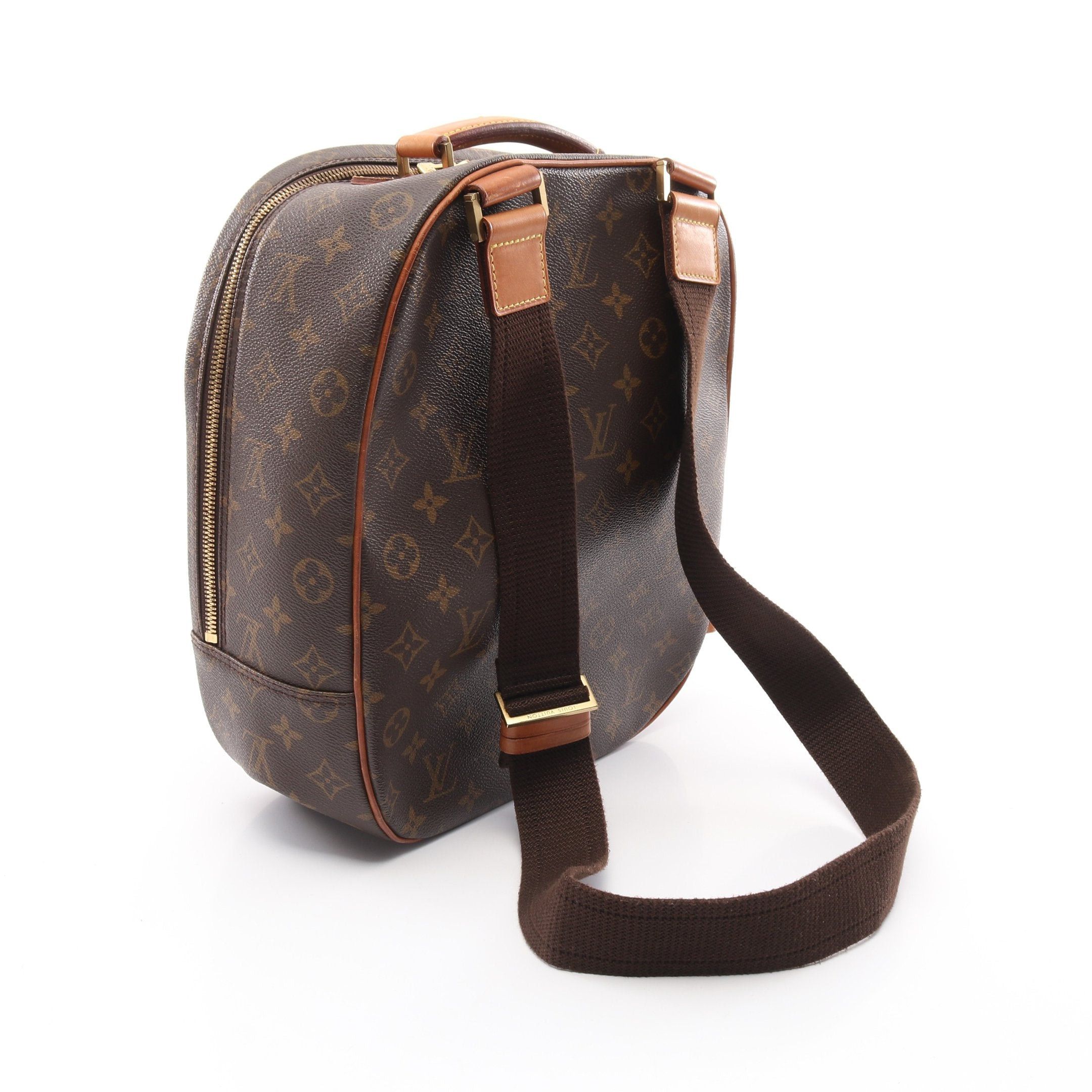Louis Vuitton Louis Vuitton Packall Sac Ad Monogram Handbag Leather Brown 3Way Size ONE SIZE - 2 Thumbnail