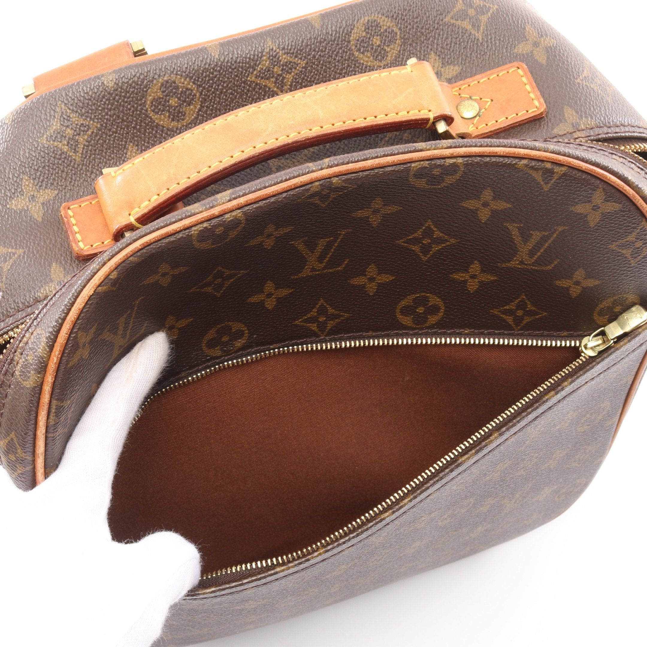 Louis Vuitton Louis Vuitton Packall Sac Ad Monogram Handbag Leather Brown 3Way Size ONE SIZE - 4 Thumbnail