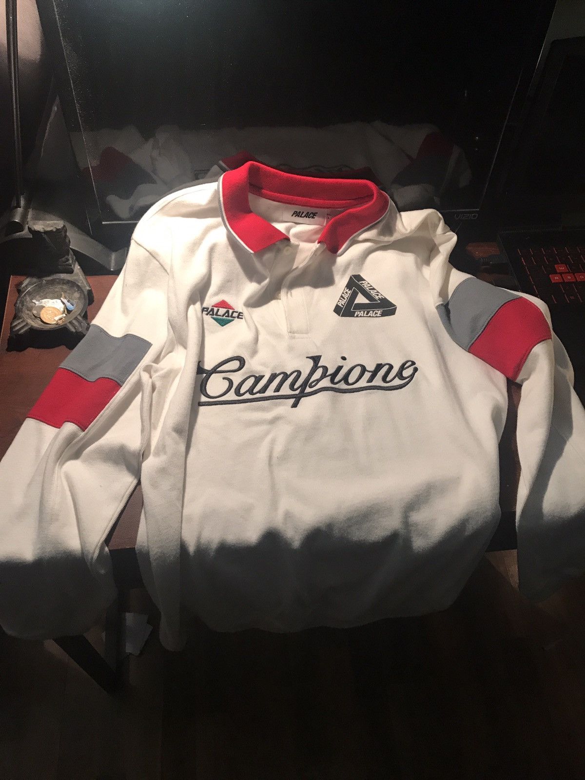 Palace Vintage Campione Palace Crew neck | Grailed