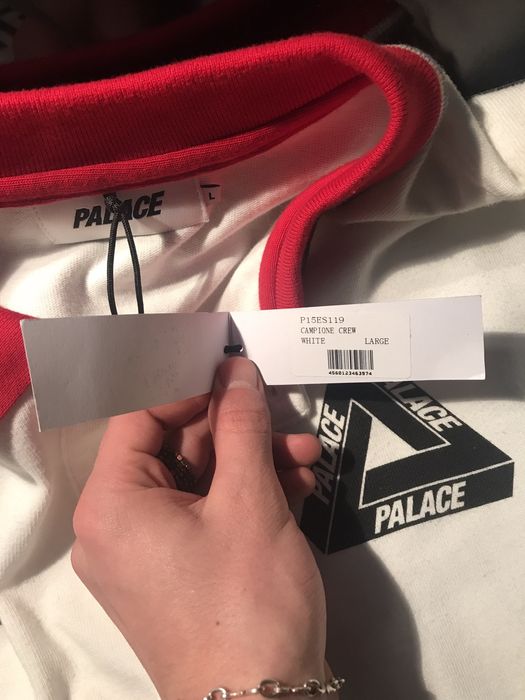 Palace Vintage Campione Palace Crew neck | Grailed