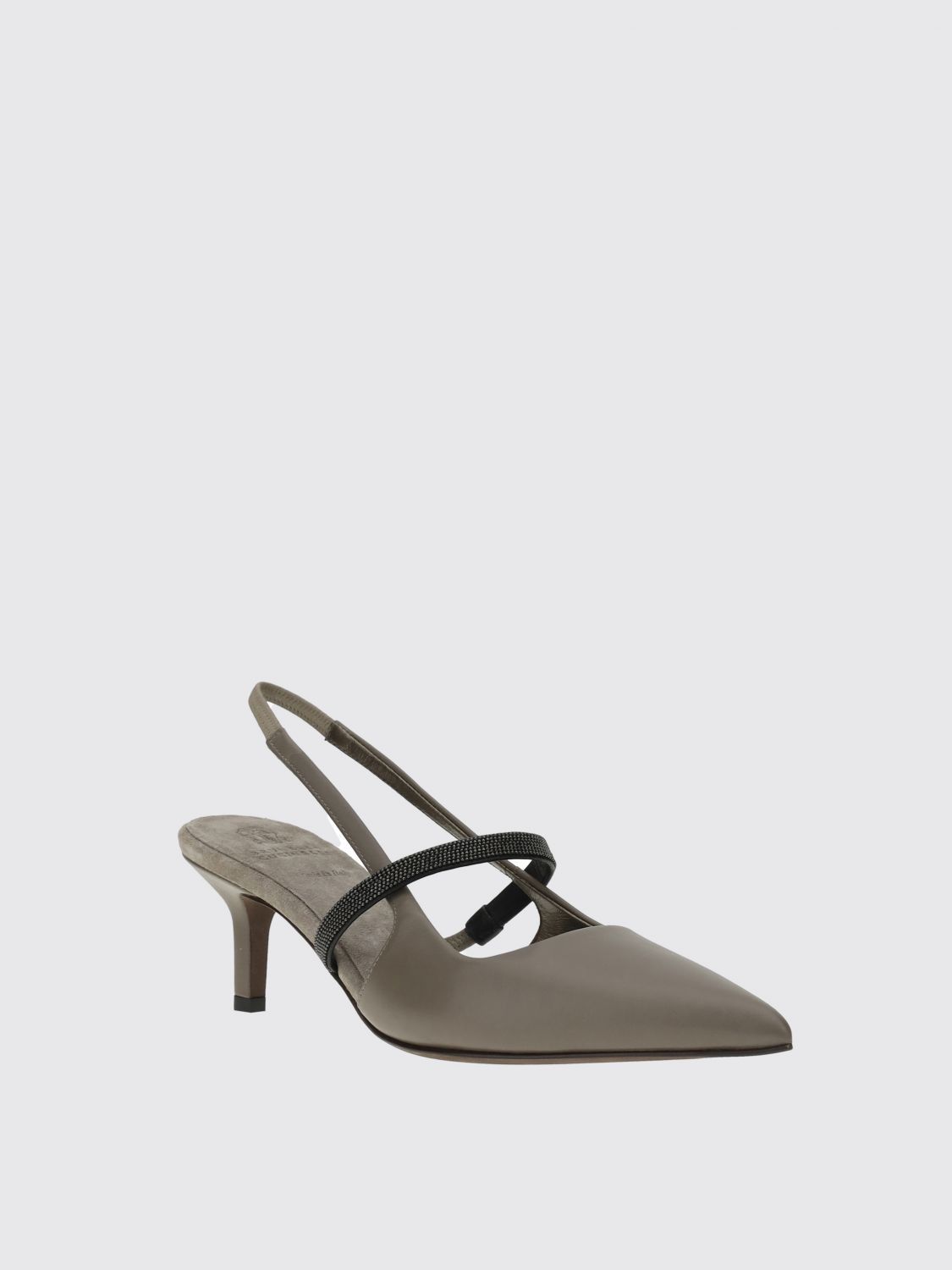 Brunello Cucinelli Brunello Cucinelli Pumps Woman Grey Size US 7 / IT 37 - 2 Thumbnail