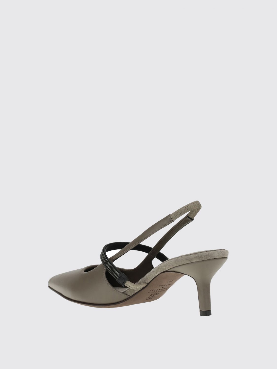 Brunello Cucinelli Brunello Cucinelli Pumps Woman Grey Size US 7 / IT 37 - 3 Thumbnail