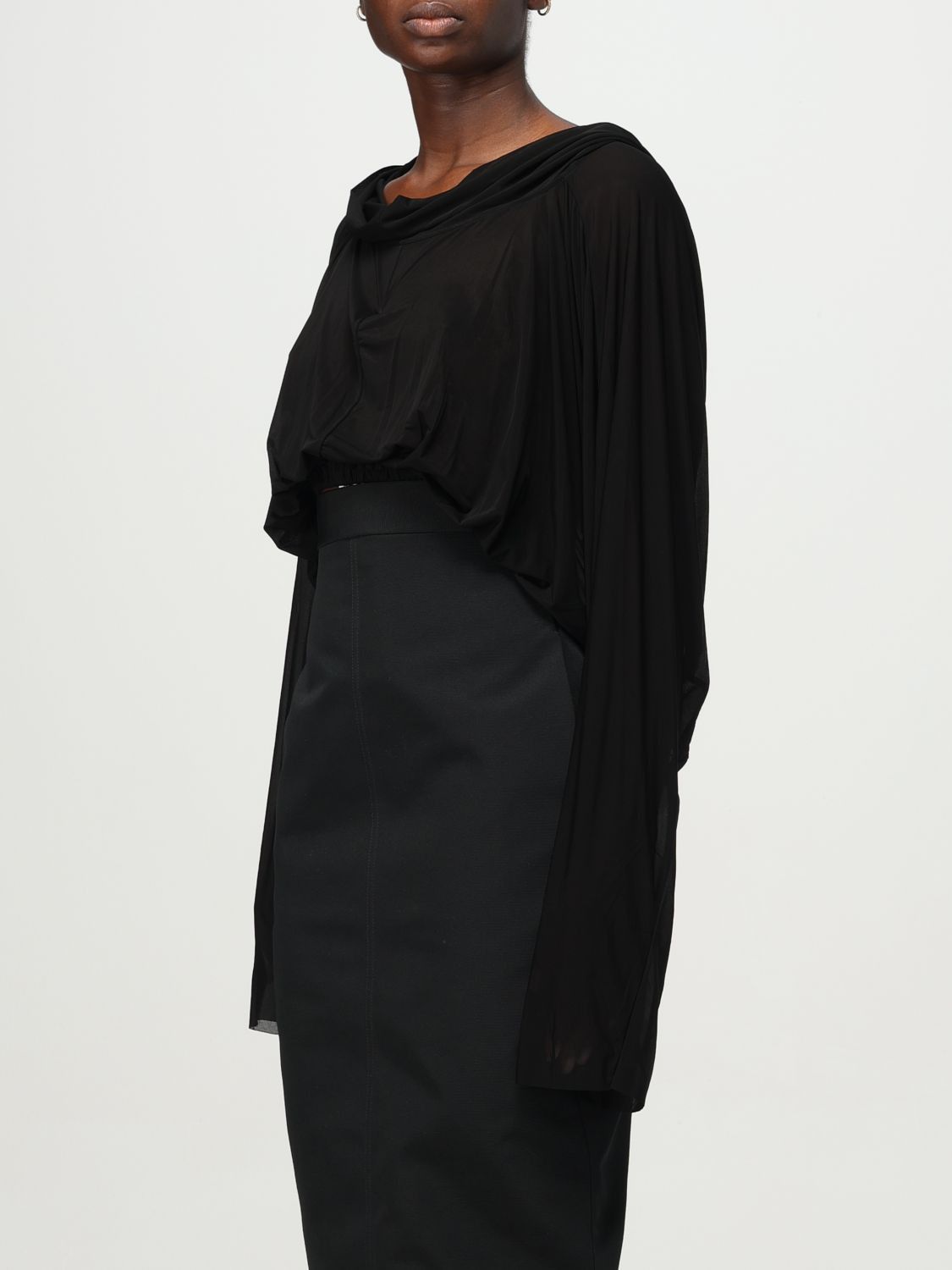 Rick Owens Rick Owens T-Shirt Woman Black Size M / US 6-8 / IT 42-44 - 4 Thumbnail