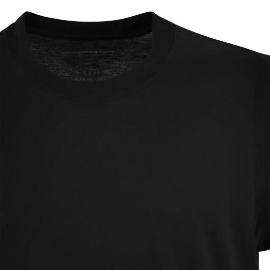 MAJESTIC FILATURES MAJESTIC FILATURES Men T-Shirts S24M296 HTS216 BLACK Size US M / EU 48-50 / 2 - 4 Thumbnail