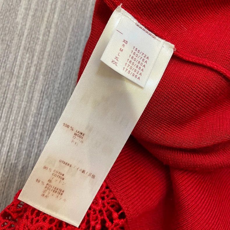 Louis Vuitton Louis Vuitton Red Knitted Dress - dmc Size M / US 6-8 / IT 42-44 - 4 Thumbnail
