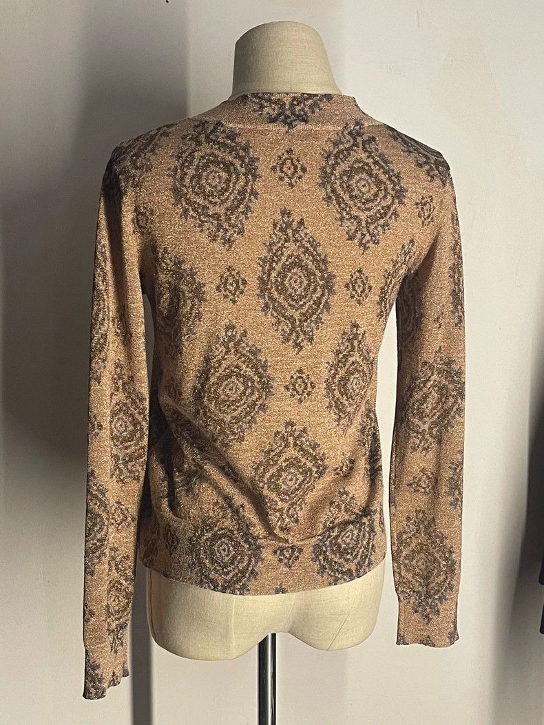 Dries Van Noten Dries Van Noten Gold Thread Knit Cardigan - dmc Size US XS / EU 42 / 0 - 2 Thumbnail