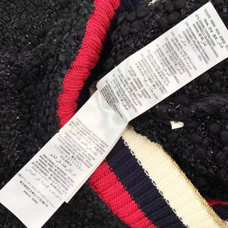 Gucci Gucci Black Knit Skirt with Red Trim - dmc Size 28" / US 6 / IT 42 - 3 Thumbnail