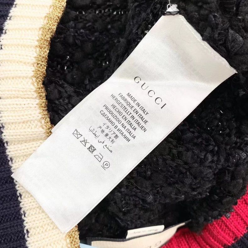Gucci Gucci Black Knit Skirt with Red Trim - dmc Size 28" / US 6 / IT 42 - 7 Thumbnail