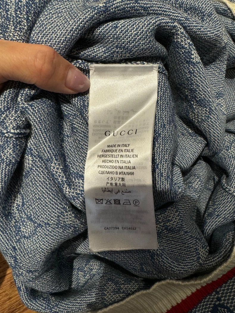 Gucci Gucci Dress with Bow Pattern in Blue-dmc Size M / US 6-8 / IT 42-44 - 3 Thumbnail
