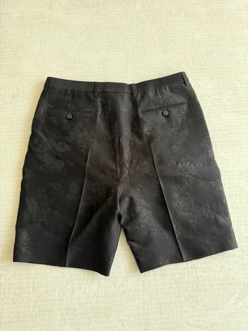 Saint Laurent Paris Floral Embroidered Casual Shorts Size 48- DMC Size US 31 - 3 Thumbnail