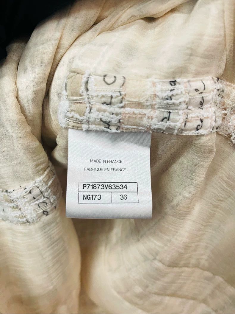 Chanel Chanel Beige Woven Tweed Sleeveless Vest- DMC Size US M / EU 48-50 / 2 - 4 Thumbnail