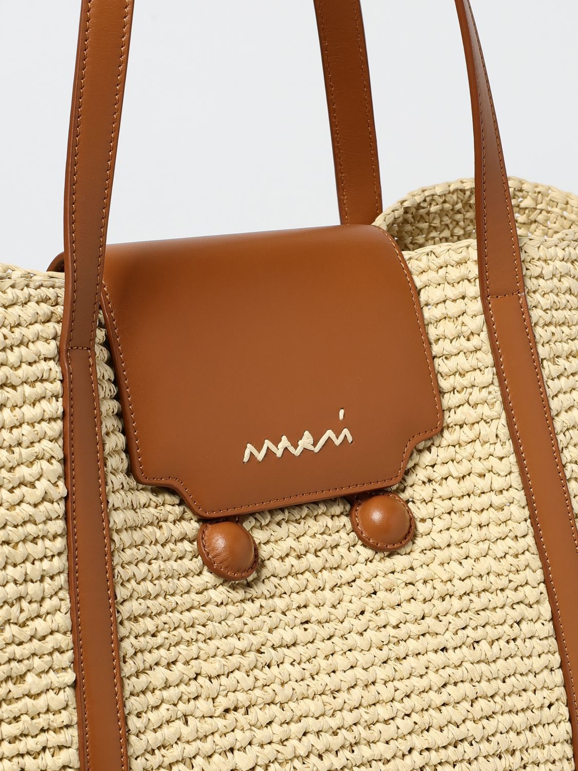 Marni Marni Tote Bags Woman Natural Size ONE SIZE - 4 Thumbnail
