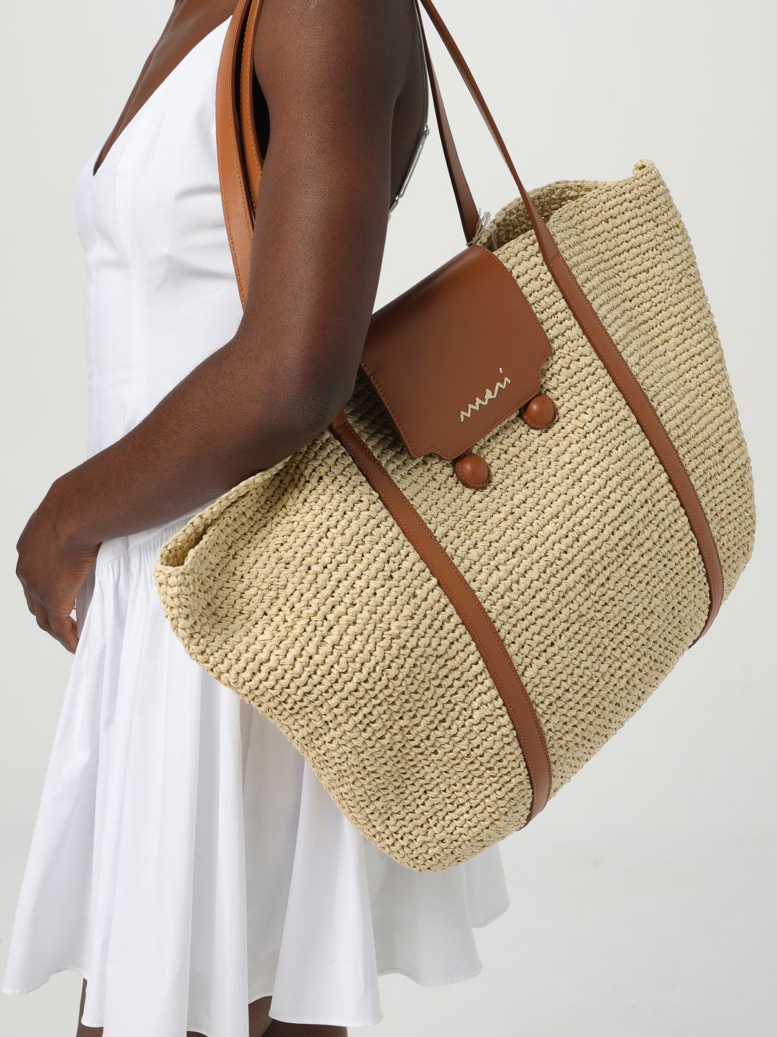 Marni Marni Tote Bags Woman Natural Size ONE SIZE - 2 Thumbnail