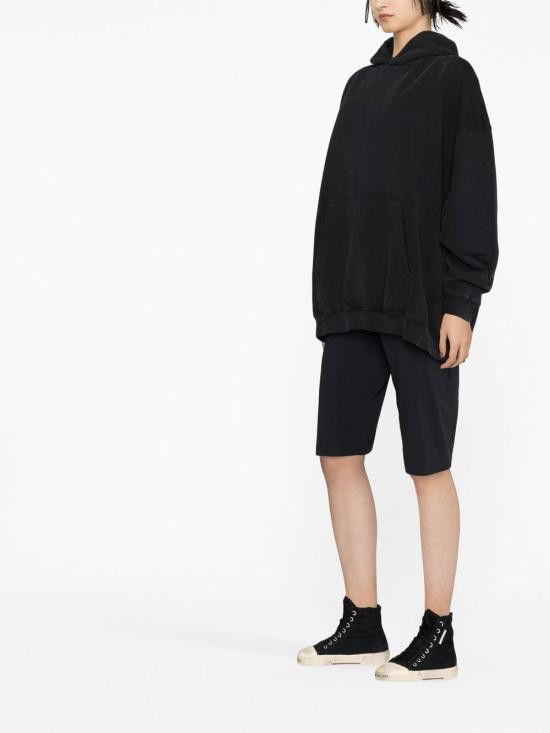 Balenciaga BALENCIAGA Women Hoodies 620947 TNVU21073 Black Size S / US 4 / IT 40 - 3 Thumbnail
