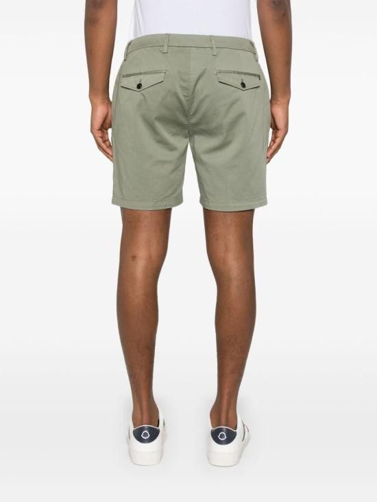 Dondup DONDUP Men Shorts UP471MANHEIM GS0096UPTD606 Green Size US 36 / EU 52 - 3 Thumbnail