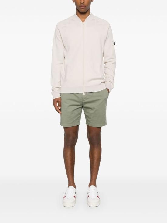 Dondup DONDUP Men Shorts UP471MANHEIM GS0096UPTD606 Green Size US 36 / EU 52 - 2 Thumbnail