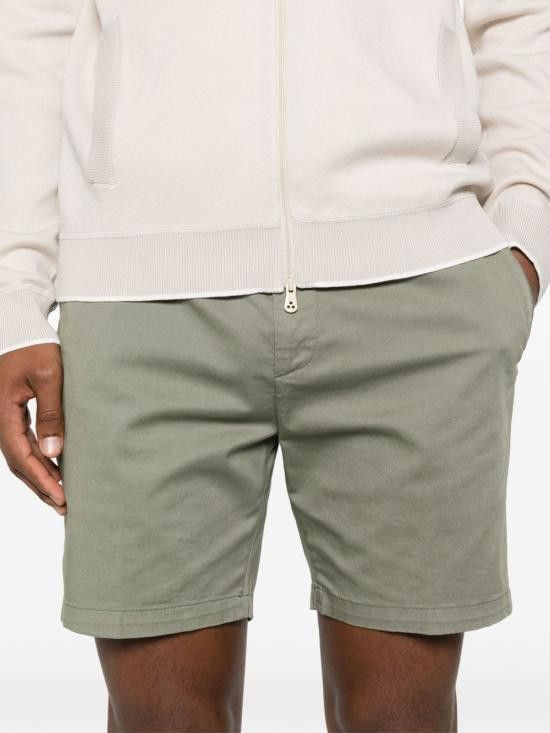 Dondup DONDUP Men Shorts UP471MANHEIM GS0096UPTD606 Green Size US 36 / EU 52 - 5 Thumbnail