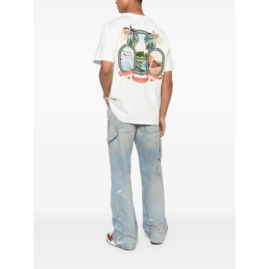 Amiri AMIRI Men T-Shirts AMJYTE1217 IVORY WHITE Size US M / EU 48-50 / 2 - 4 Thumbnail
