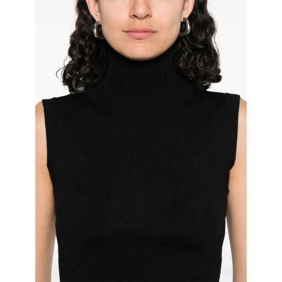 Sportmax SPORTMAX Women Tops VERTIGO 065 001 BLACK Size S / US 4 / IT 40 - 5 Thumbnail