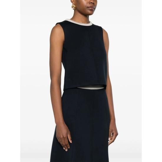 Max Mara MAX MARA Women Tops ARDUINO 042 003 BLUE Size L / US 10 / IT 46 - 5 Thumbnail
