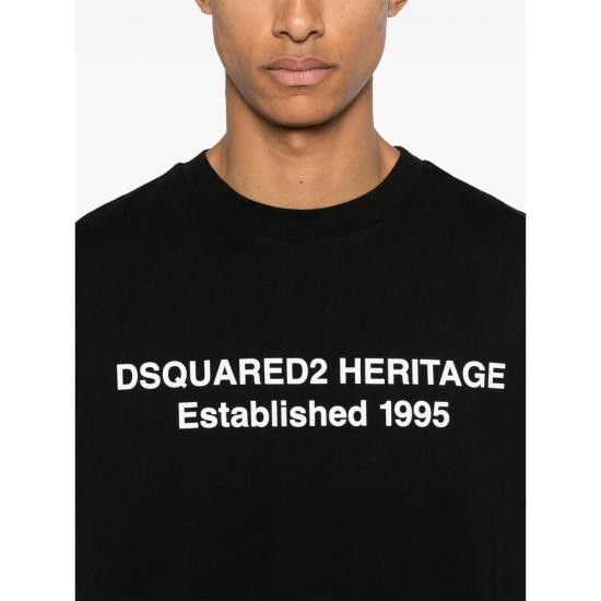 Dsquared2 DSQUARED2 Men T-Shirts D20020 S74GD1456 900 BLACK Size US M / EU 48-50 / 2 - 3 Thumbnail