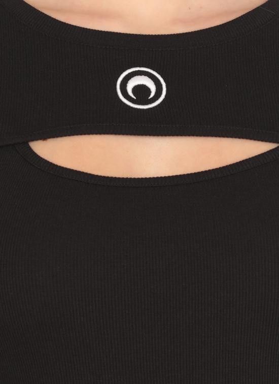 MARINE SERRE Women Mid Skirts WDR346A CJER0011BK99 Black