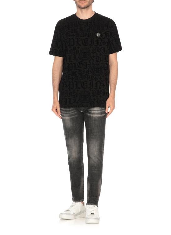 Philipp Plein PHILIPP PLEIN Men T-Shirts PAECMTK7884 PJY002N02 Black Size US M / EU 48-50 / 2 - 2 Thumbnail