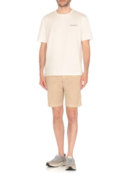 Premiata PREMIATA Men T-Shirts PA1019 WHITE White Size US M / EU 48-50 / 2 - 2 Thumbnail