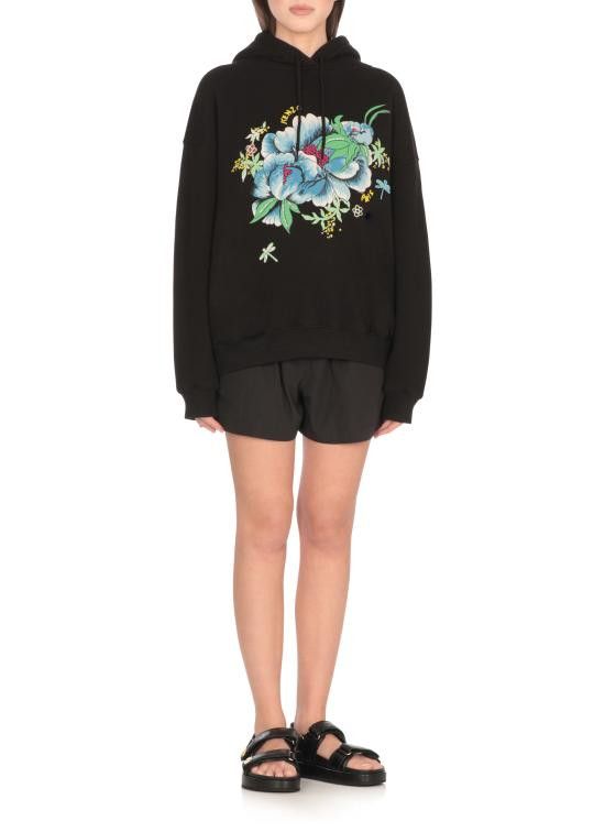 Kenzo KENZO Women Hoodies FF52SW1824MB 99J Black Size S / US 4 / IT 40 - 3 Thumbnail