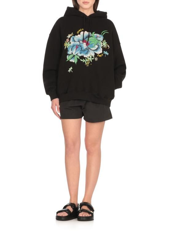 Kenzo KENZO Women Hoodies FF52SW1824MB 99J Black Size S / US 4 / IT 40 - 2 Thumbnail