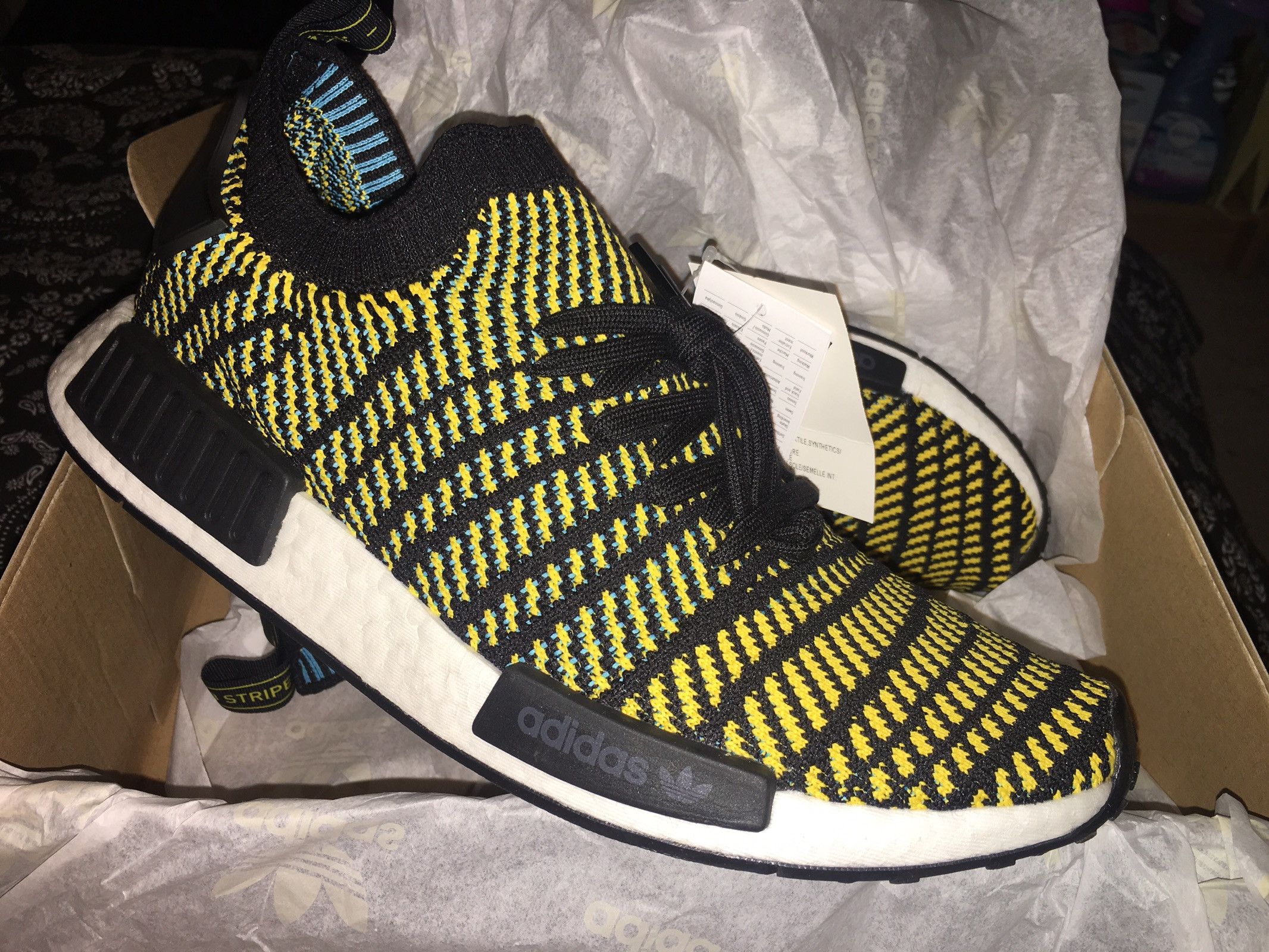 Adidas Nmd R 1 Stlt Pk Yellow Grailed