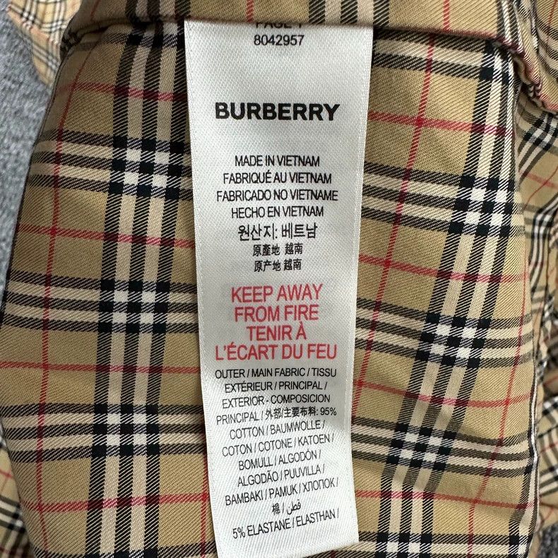 Burberry Burberry Cotton Long Sleeve Shirt for Women Size XL / US 12-14 / IT 48-50 - 4 Thumbnail