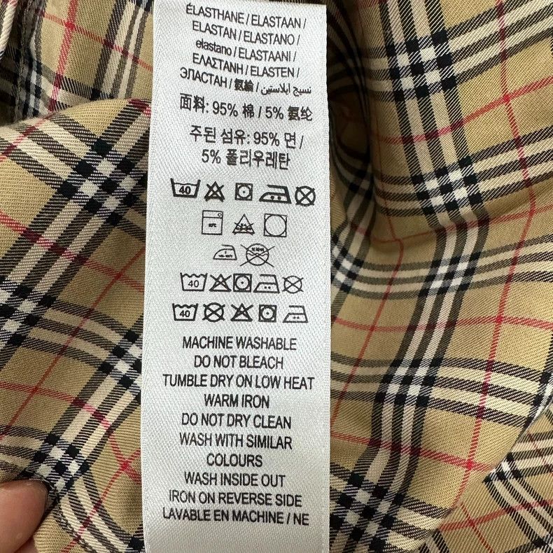 Burberry Burberry Cotton Long Sleeve Shirt for Women Size XL / US 12-14 / IT 48-50 - 5 Thumbnail