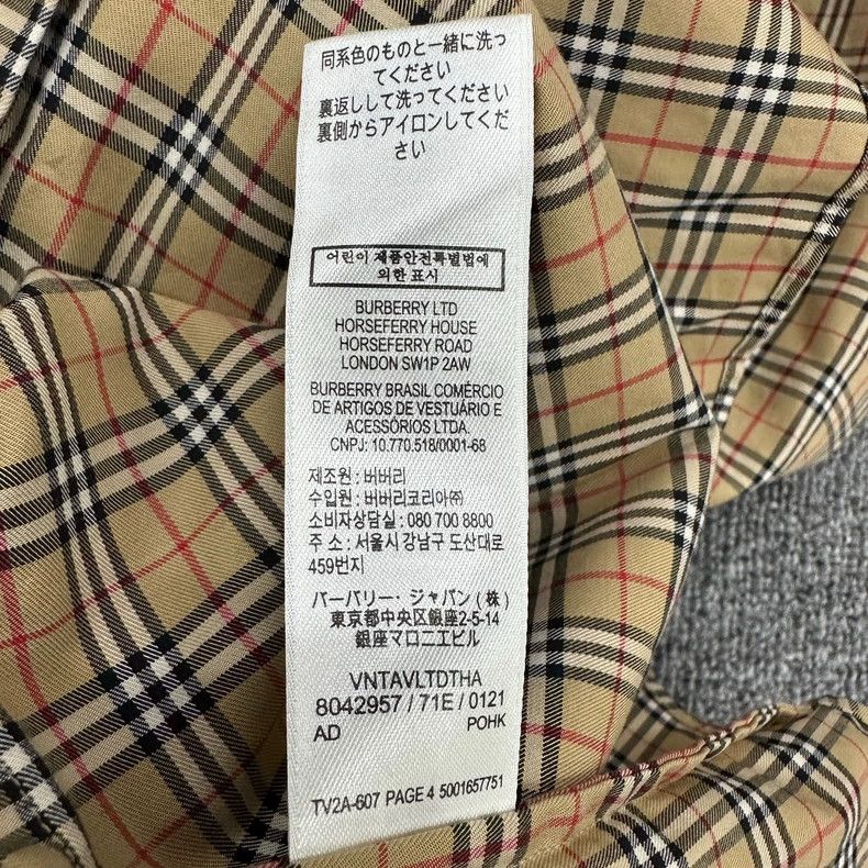Burberry Burberry Cotton Long Sleeve Shirt for Women Size XL / US 12-14 / IT 48-50 - 7 Thumbnail