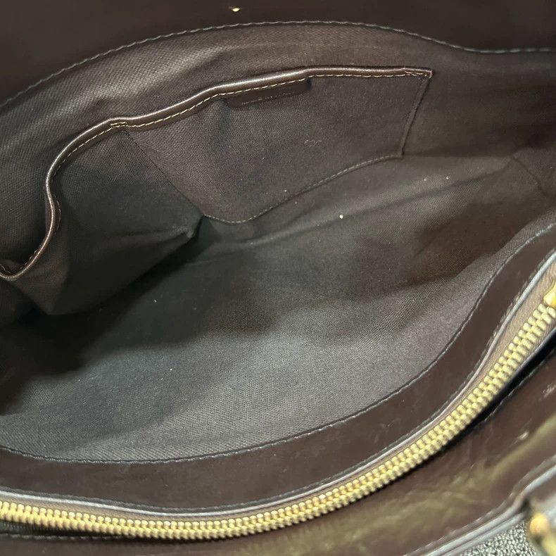 Burberry Burberry Large Check Leather Handbag Size ONE SIZE - 5 Thumbnail