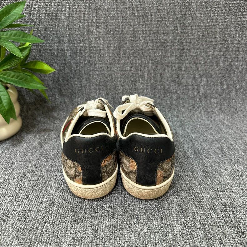 Gucci GUCCI Ace Canvas Fashion Sneakers for Women Size US 5 / IT 35 - 3 Thumbnail