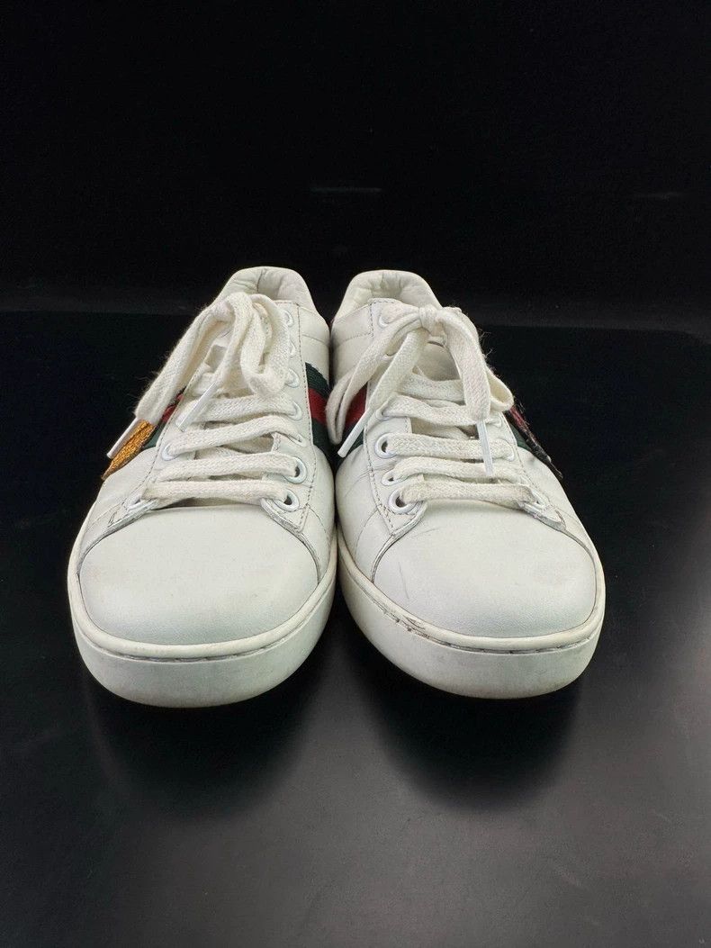 Gucci GUCCI ACE Leather Pineapple Embroidered Sneakers Size US 5 / IT 35 - 3 Thumbnail