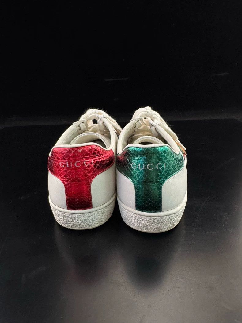 Gucci GUCCI ACE Leather Pineapple Embroidered Sneakers Size US 5 / IT 35 - 4 Thumbnail