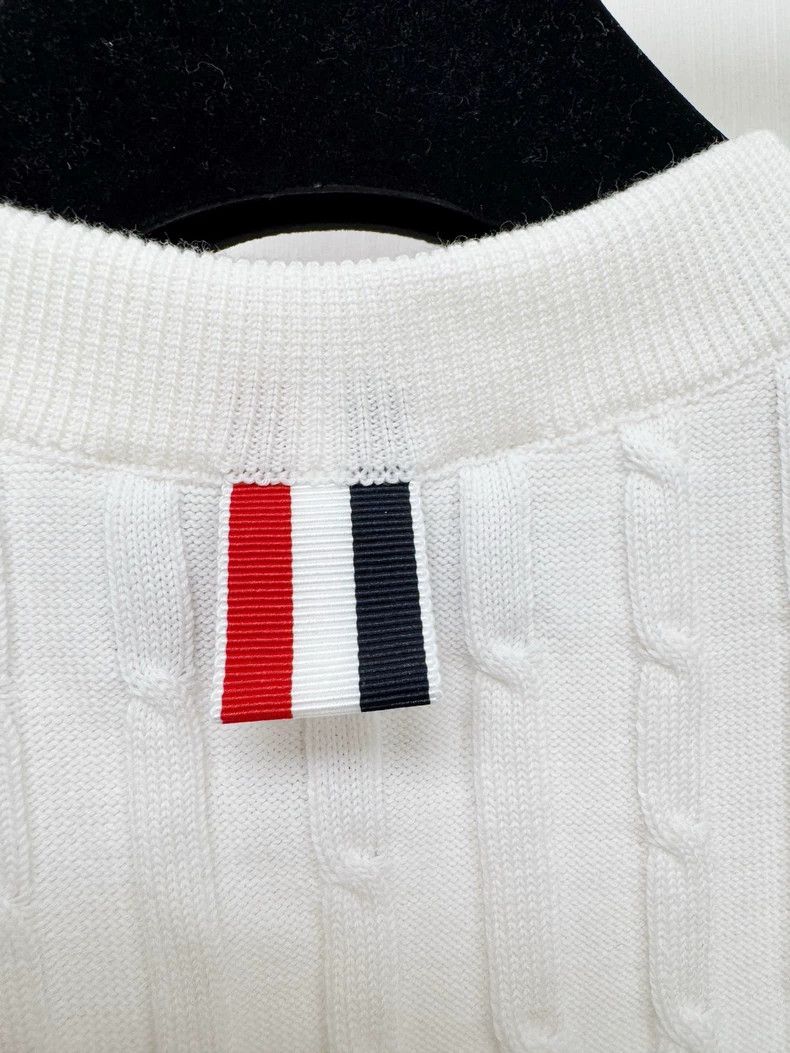 Thom Browne Thom Browne White Knitted Dress with Tag Size M / US 6-8 / IT 42-44 - 5 Thumbnail