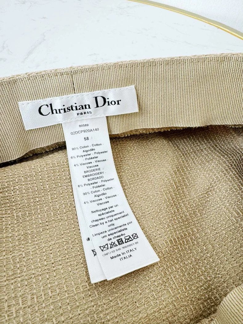 Dior Dior New Newsboy Cap Size 58 Size ONE SIZE - 4 Thumbnail