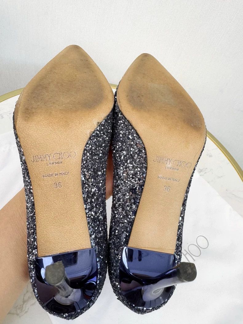 Jimmy Choo Jimmy Choo Glitter High Heels Size 36 Size US 6 / IT 36 - 7 Thumbnail