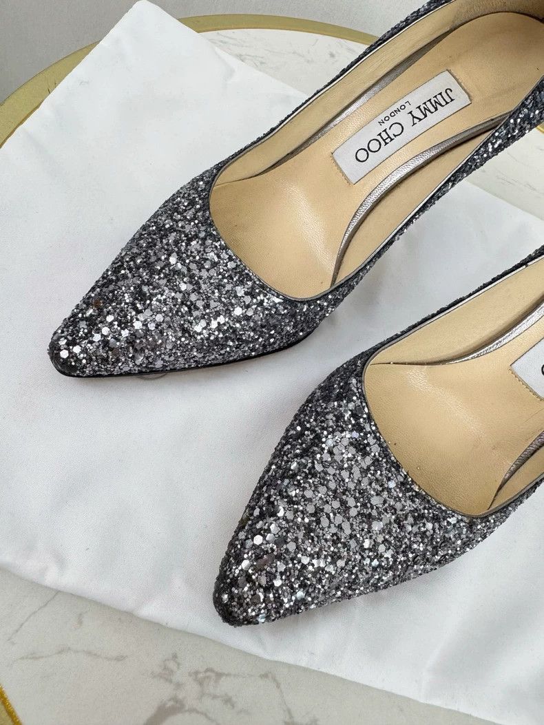 Jimmy Choo Jimmy Choo Glitter High Heels Size 36 Size US 6 / IT 36 - 4 Thumbnail