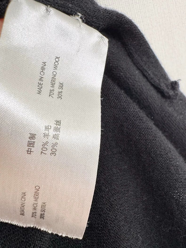Calvin Klein CK Wool Silk High Neck Sweater Size M Size M / US 6-8 / IT 42-44 - 3 Thumbnail