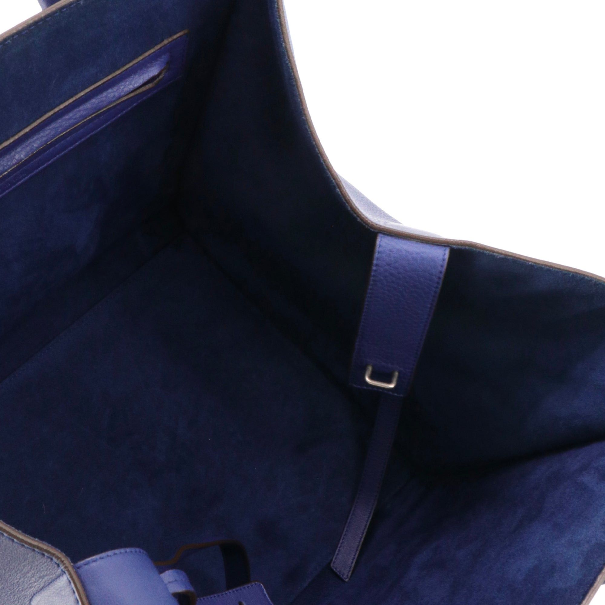 Celine CELINE - Celine Luggage handbag in blue leather Size ONE SIZE - 8 Thumbnail