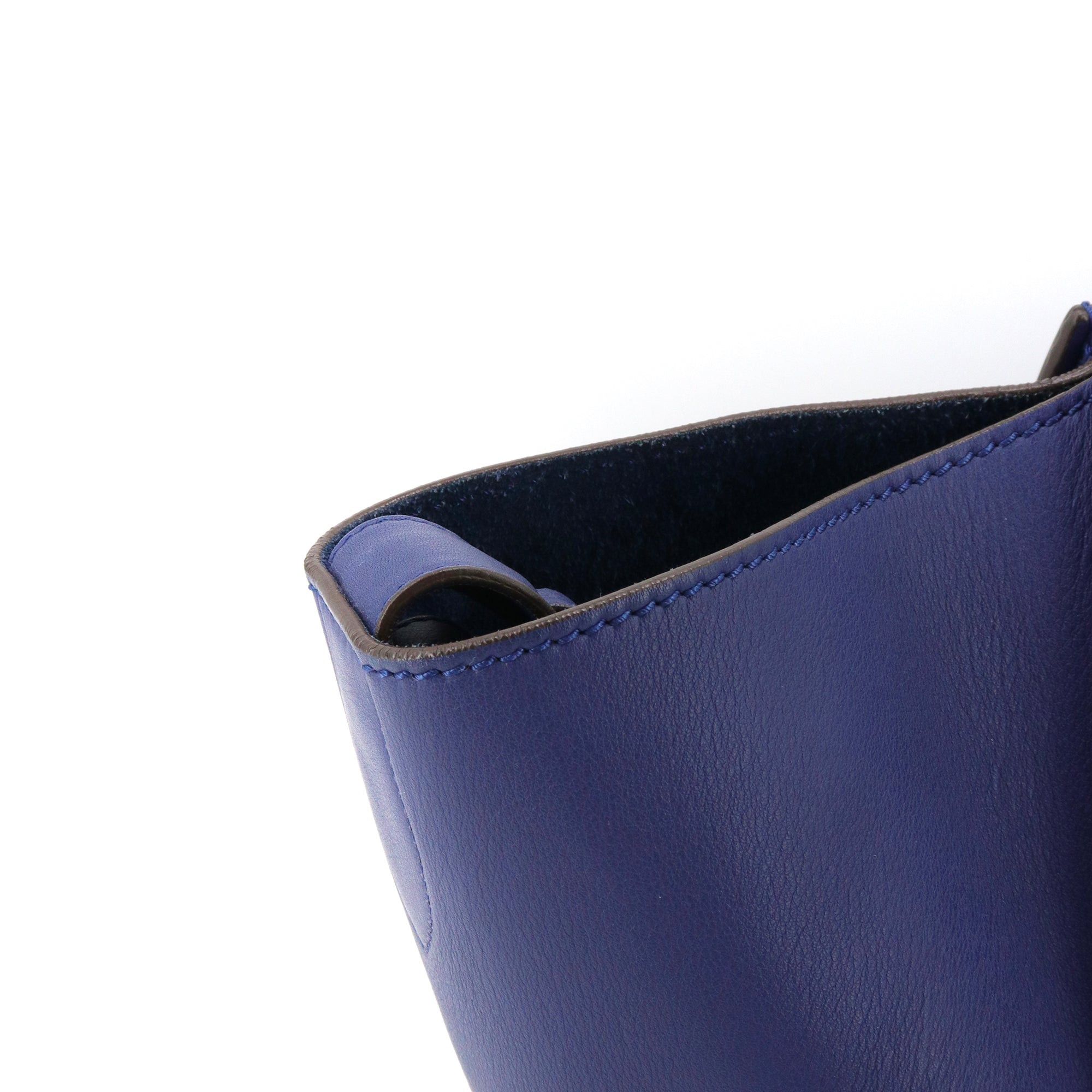 Celine CELINE - Celine Luggage handbag in blue leather Size ONE SIZE - 7 Thumbnail