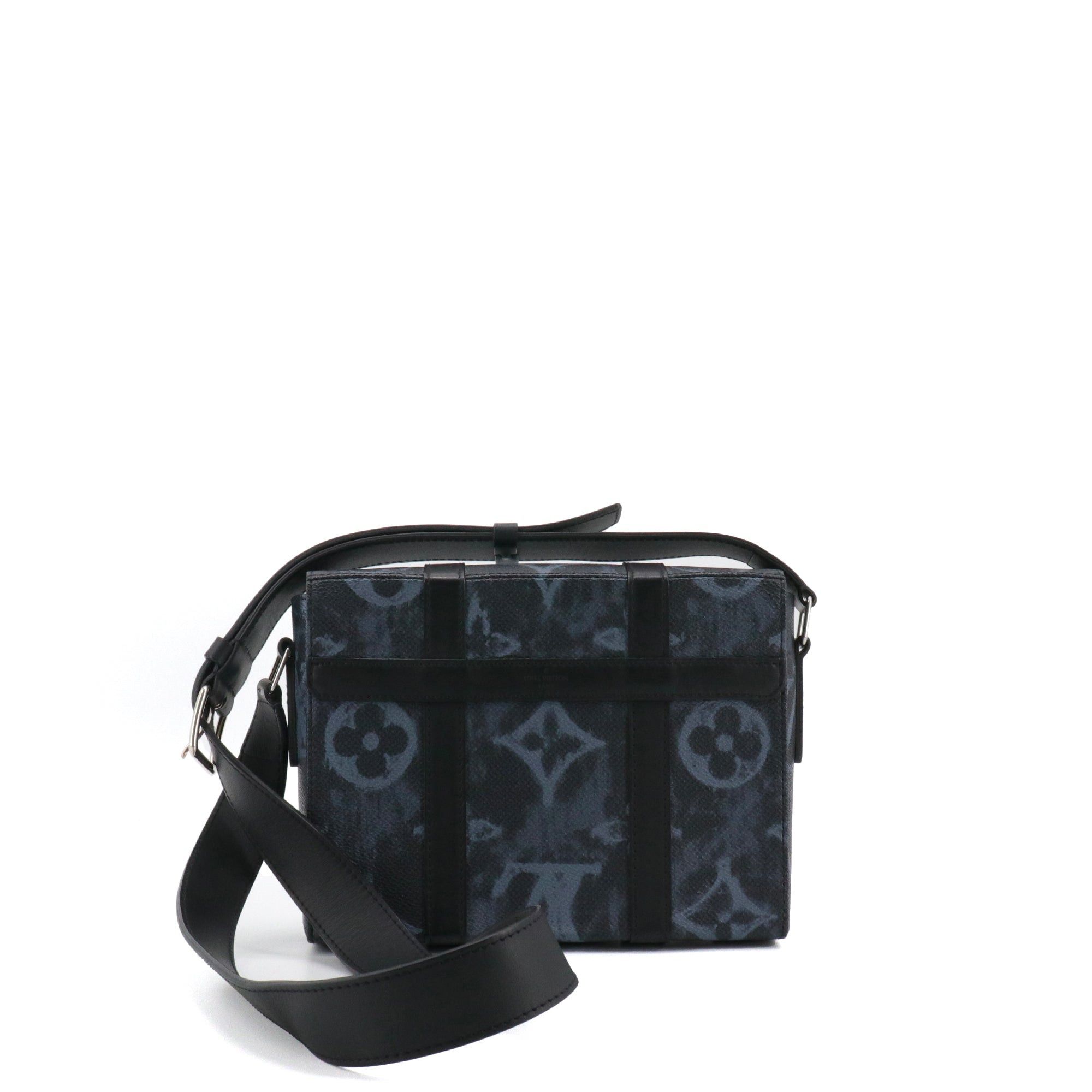 Louis Vuitton LOUIS VUITTON - Louis Vuitton Monogram Malle shoulder bags in pastel black canvas Size ONE SIZE - 4 Thumbnail