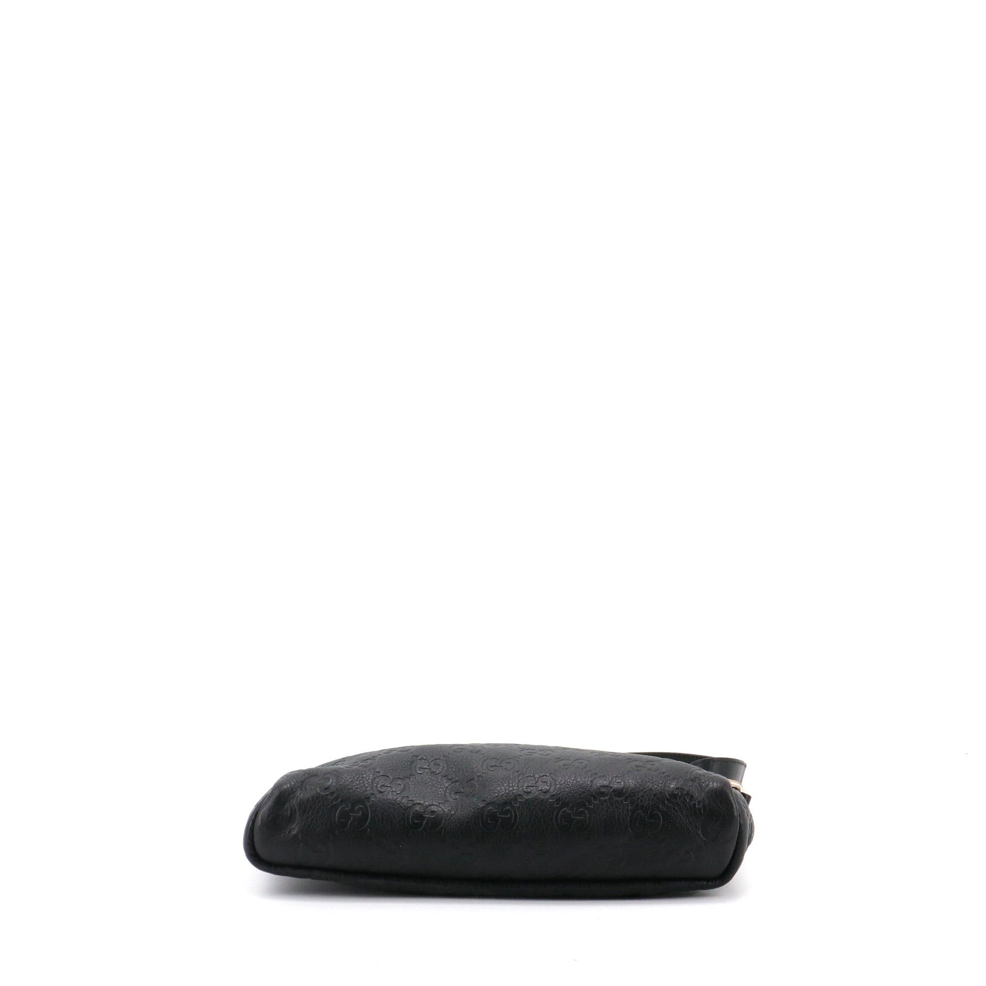 Gucci GUCCI - Guccissima Gucci shoulder bag in black embossed leather Size ONE SIZE - 4 Thumbnail