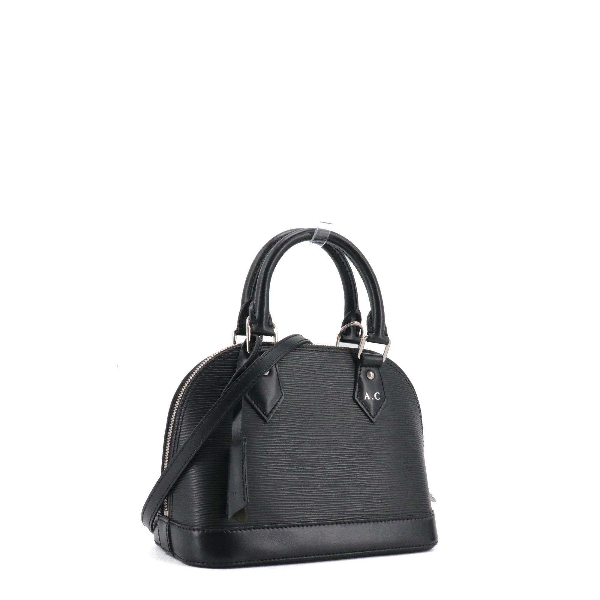Louis Vuitton LOUIS VUITTON - Louis Vuitton Alma BB shoulder bag in black epi leather Size ONE SIZE - 2 Thumbnail