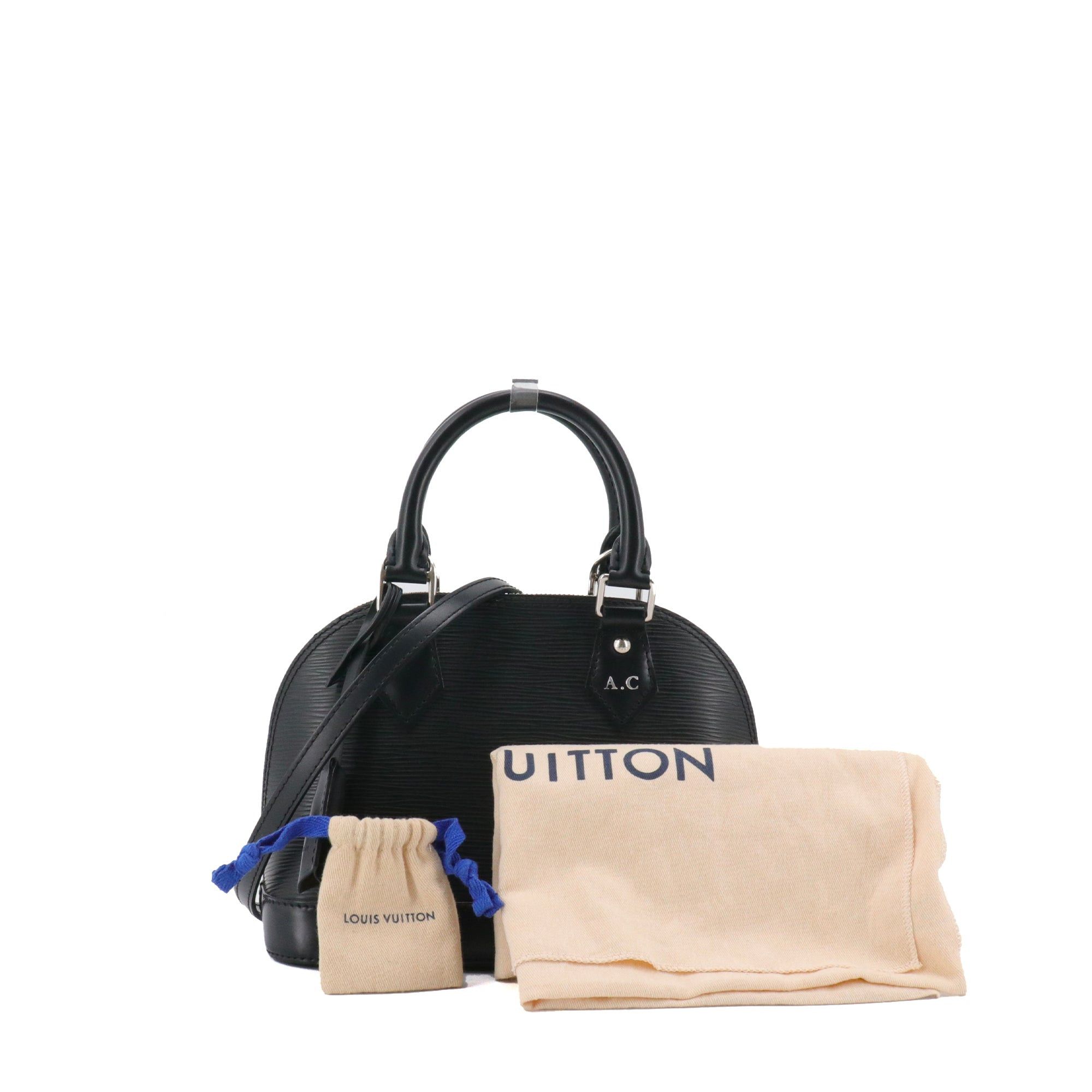 Louis Vuitton LOUIS VUITTON - Louis Vuitton Alma BB shoulder bag in black epi leather Size ONE SIZE - 10 Thumbnail