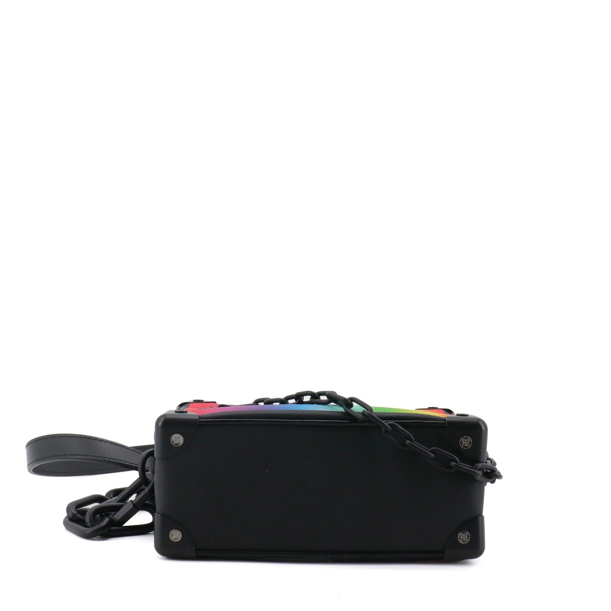 Louis Vuitton LOUIS VUITTON - Louis Vuitton Soft Trunk Shoulder Bags in Taiga Rainbow Leather Size ONE SIZE - 3 Thumbnail